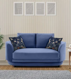 Woodsfreak Furniture | Clinton 2 Seater Recliner Sofa | Dark Brown Color |