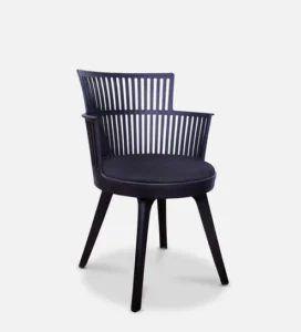 Shalom Cafe Chair In Black Color