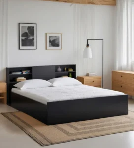 Persia Queen Size Bed with Box Storage