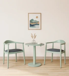 Kharkov Sheeshem Wood 2 Seater Cafe Table set