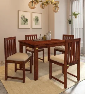 Abbey Sheesham Wood 4 Seater Dining Set