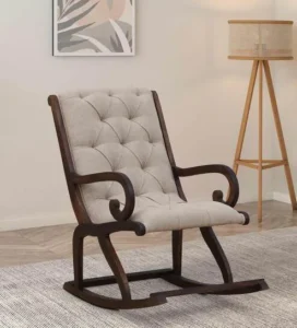 Kingston Sheesham Wood Rocking Chair in Scratch